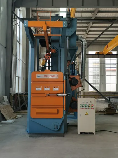 Double Hanger Type Q37 Hook Shot Blasting Machine for LPG Tank Cleaning